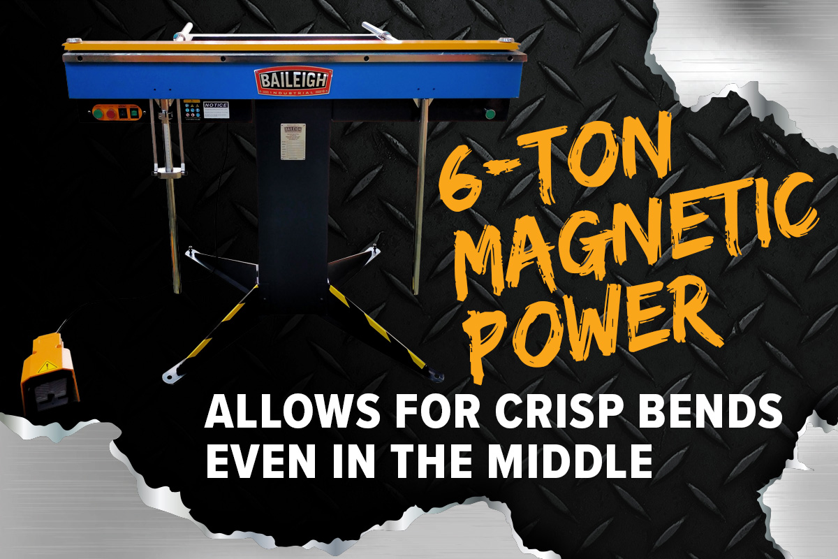 48-Inch Magnetic Sheet Metal Brake (BB-4816M-V2)