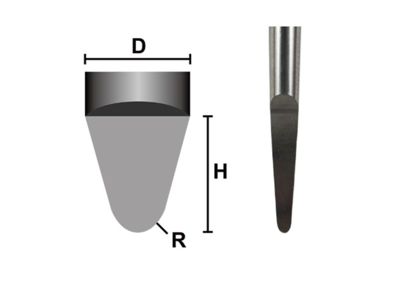 Half Conical Cutter - DWR-4100E150