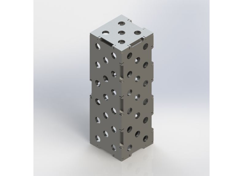 11.75"x4"x4" SQUARE BLOCK(WJT-SB1144UW-16)