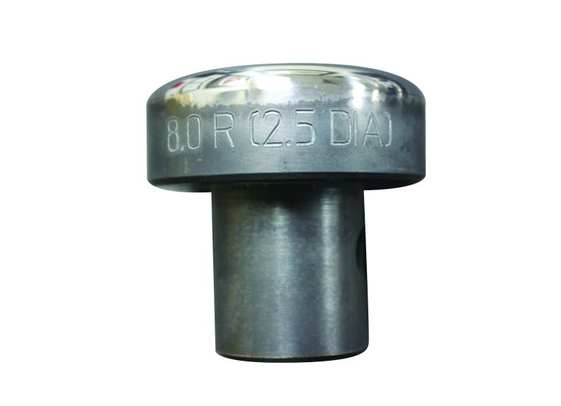 2.5" Doming Bottom Die - 8" Radius