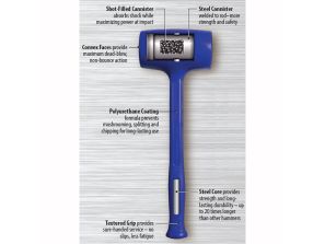43oz Flat Hard Face Hammer | BH-61-543F