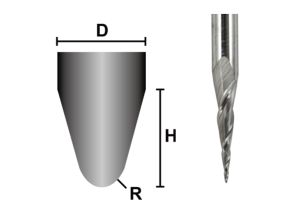 Conical Cutter - DWR-4025C150