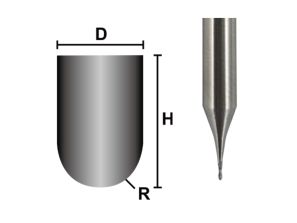 Ball Nose Cutter - DWR-4025A020