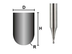 Ball Nose Cutter - DWR-4050A020